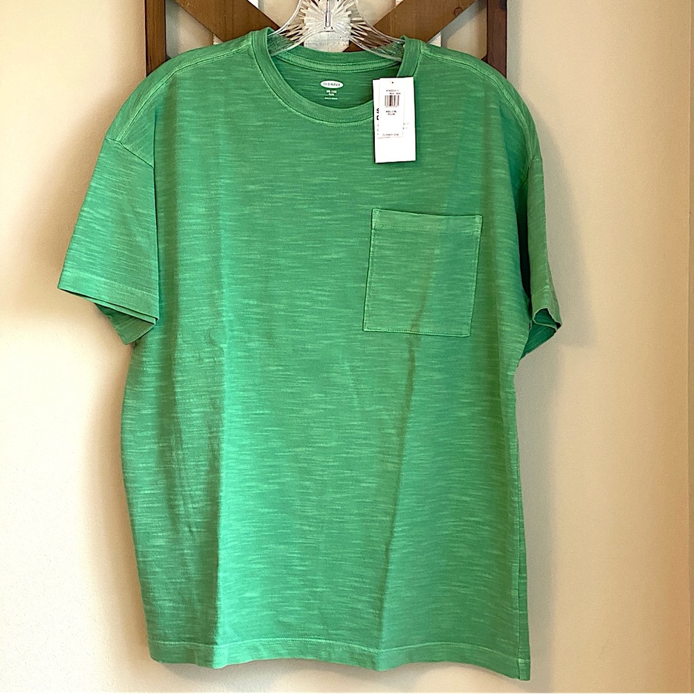 NWT XXL 18 PLUS Old Navy Cotton Slub Tee T Shirt Husky 45x26 Fits Men’s M or L